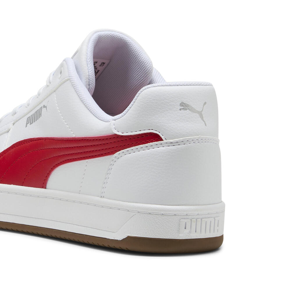 Sneakersy unisex Caven 2.0 PUMA For All Time Red White Silver Gum Metallic