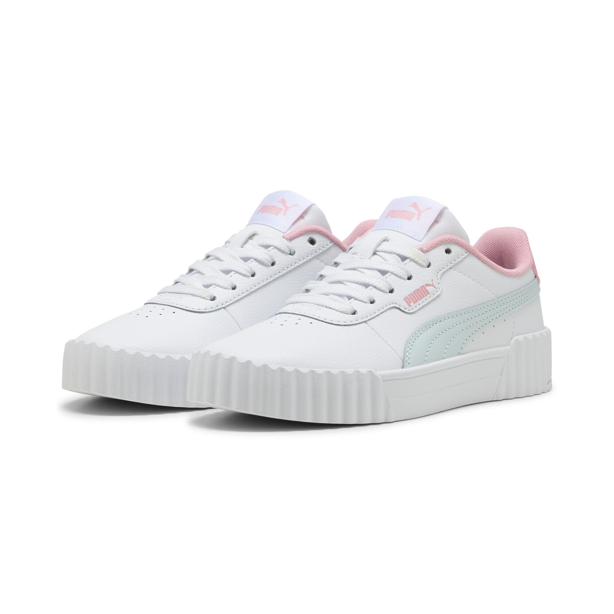 Młodzieżowe sneakersy Carina 3.0 PUMA White Sea Glass Blue