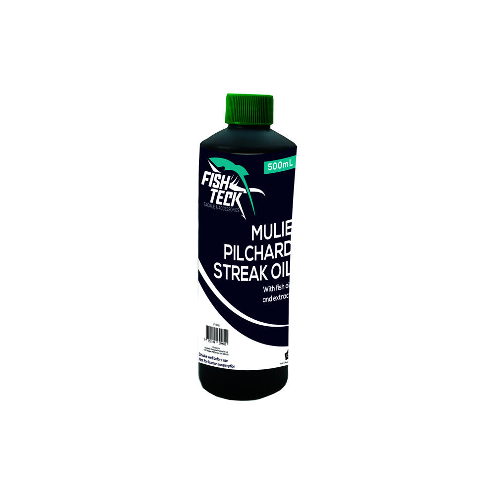 Fishteck Mulie Pilchard Streak Oil Fishing Bait Scent Outdoors