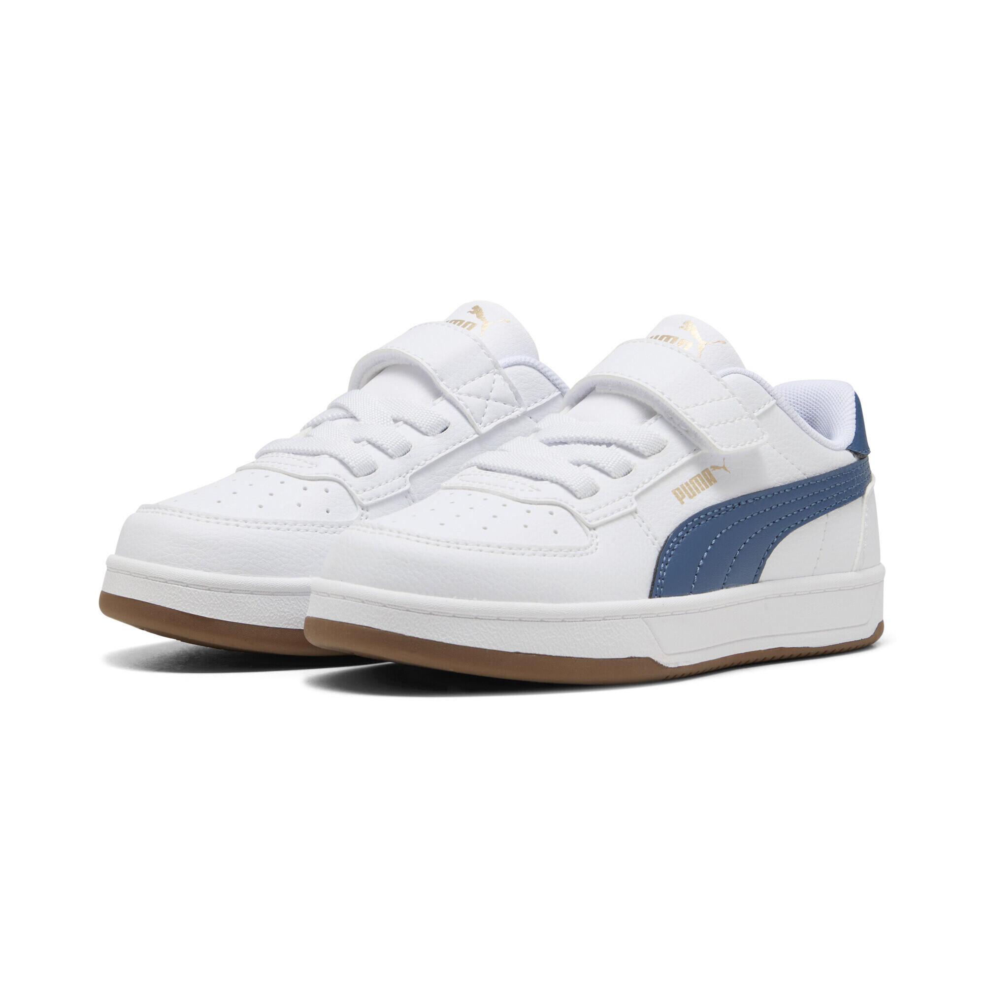 Puma - Baskets À Fermture Facile Puma Caven 2.0 Enfant Puma - Baskets - Beige|blanc|bleu - Decathlon