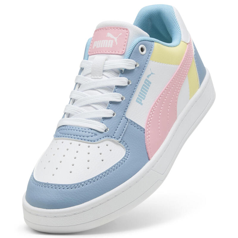 Młodzieżowe sneakersy PUMA Caven 2.0 Block PUMA White Pinkscape Cool Blue Pink