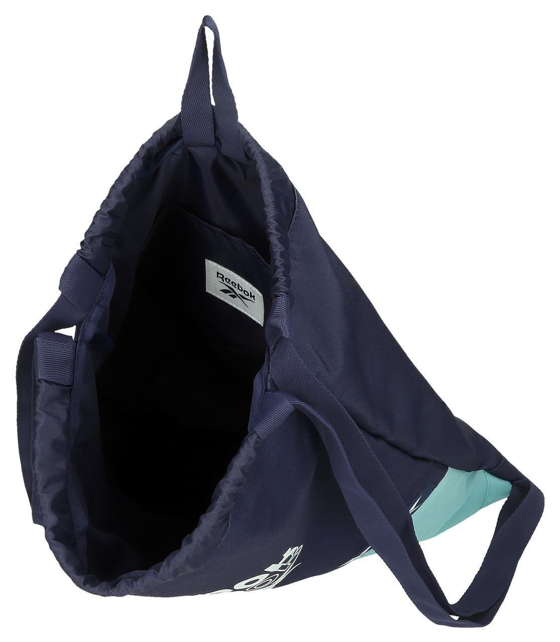 gym sac Reebok Andrew da 46cm blu navy per ragazze 3/5