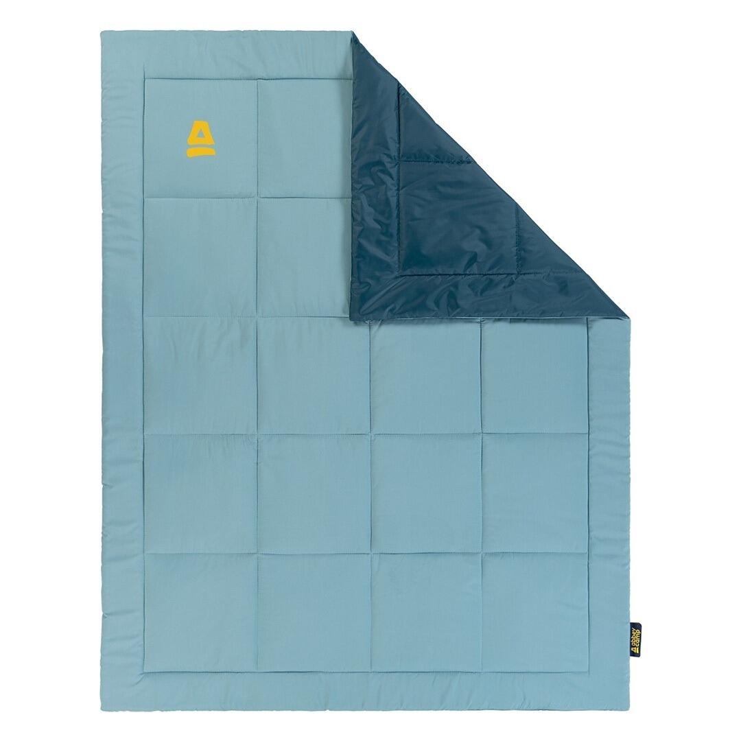 ABBEY CAMP Coperta da picnic / Plaid - Con fodera - 180 x 140 cm - Azzurro