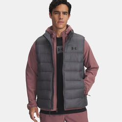 Doudoune sans manches en duvet UA Legend Grise pour homme
