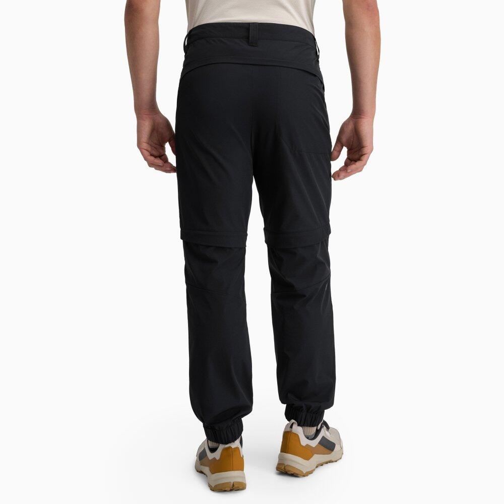 Herren Wandern wanderhose zip-off Cairn Black Schwarz 2/7