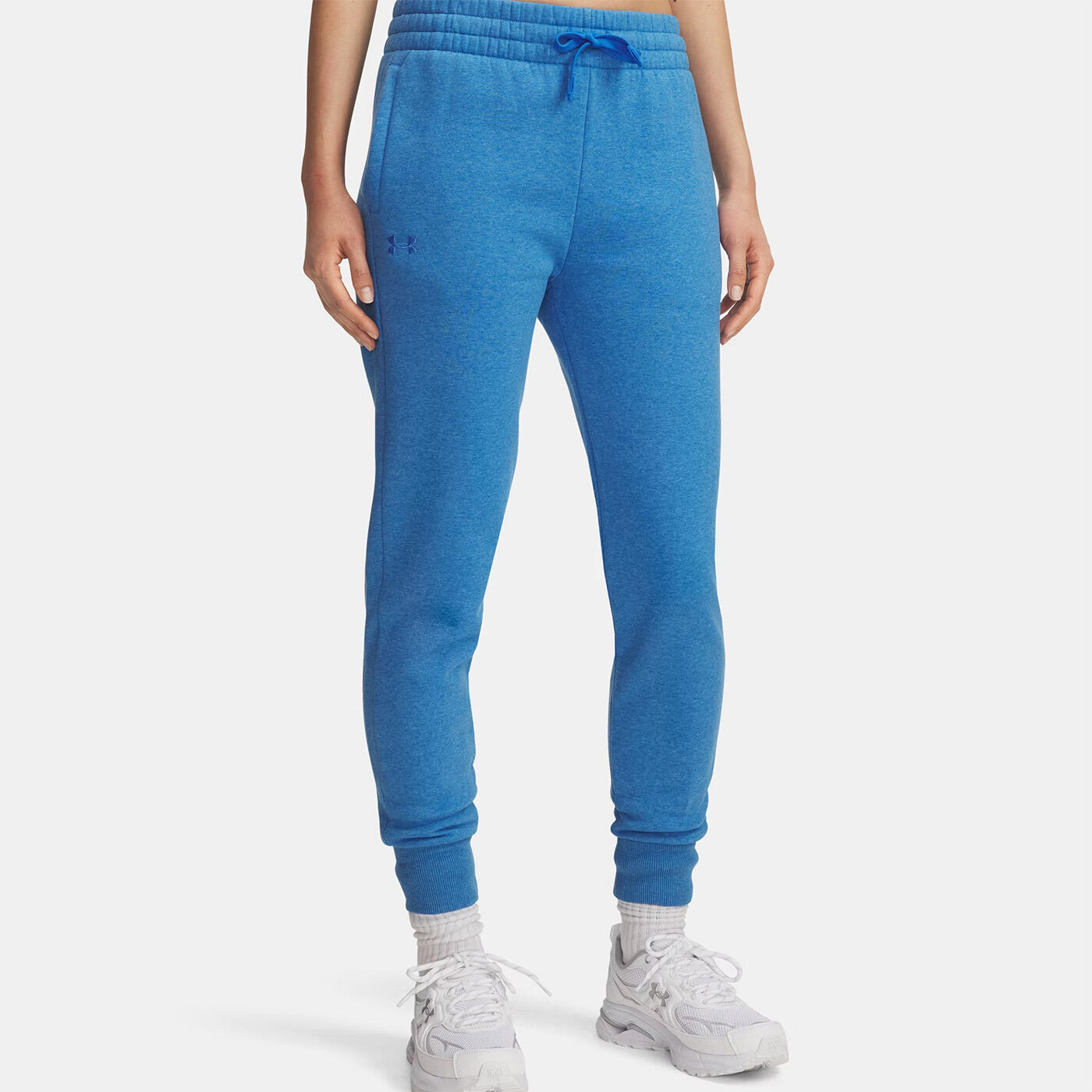 Pantalon de jogging UA Rival Fleece pour femme Under Armour Bleu 1/4