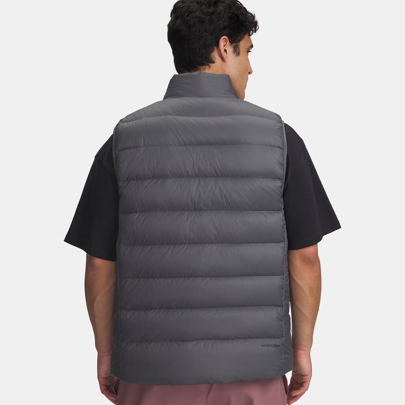 Doudoune sans manches en duvet UA Legend Grise pour homme 2/7