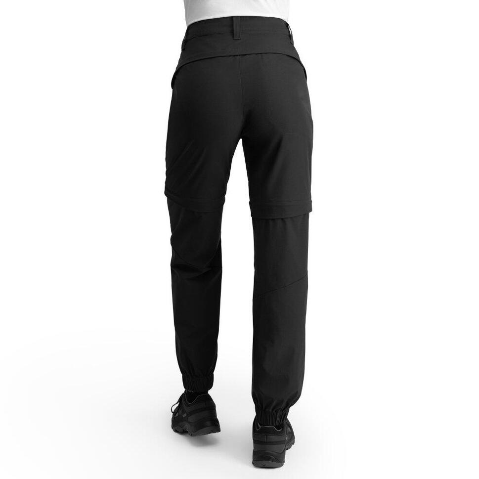 Damskie spodnie trekkingowe z odpinanymi nogawkami Siroko Mistral Black
