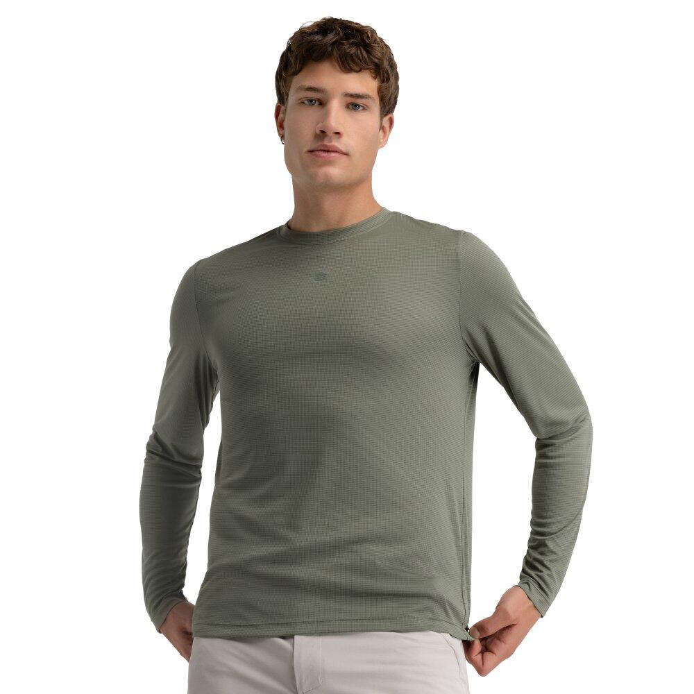 Men Hiking 's long sleeve t-shirt Reserve Green Green