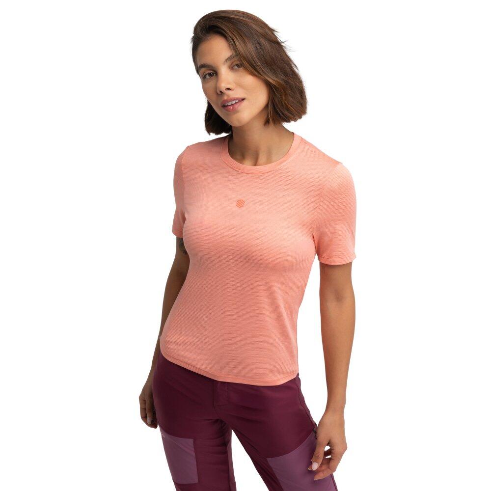 SIROKO Maglietta da escursionismo a maniche corte da donna Clarity Pink Rosa