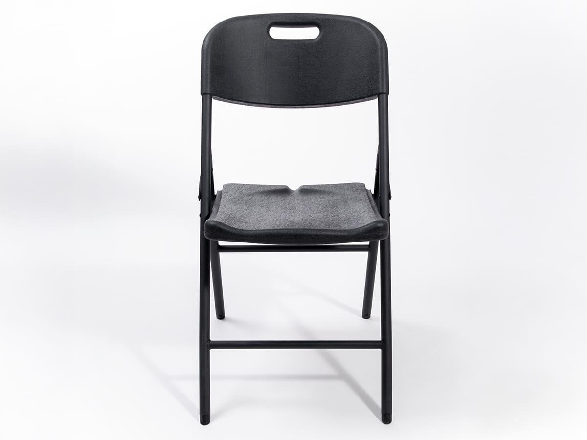 Sedia pieghevole Masi - Set da 4 in nero - Altezza seduta 45 cm - Leggera 2/7