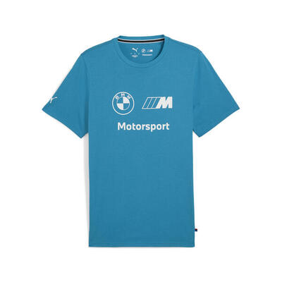Camiseta BMW M Motorsport Essentials con logo Hombre PUMA Ruby Shimmer Red
