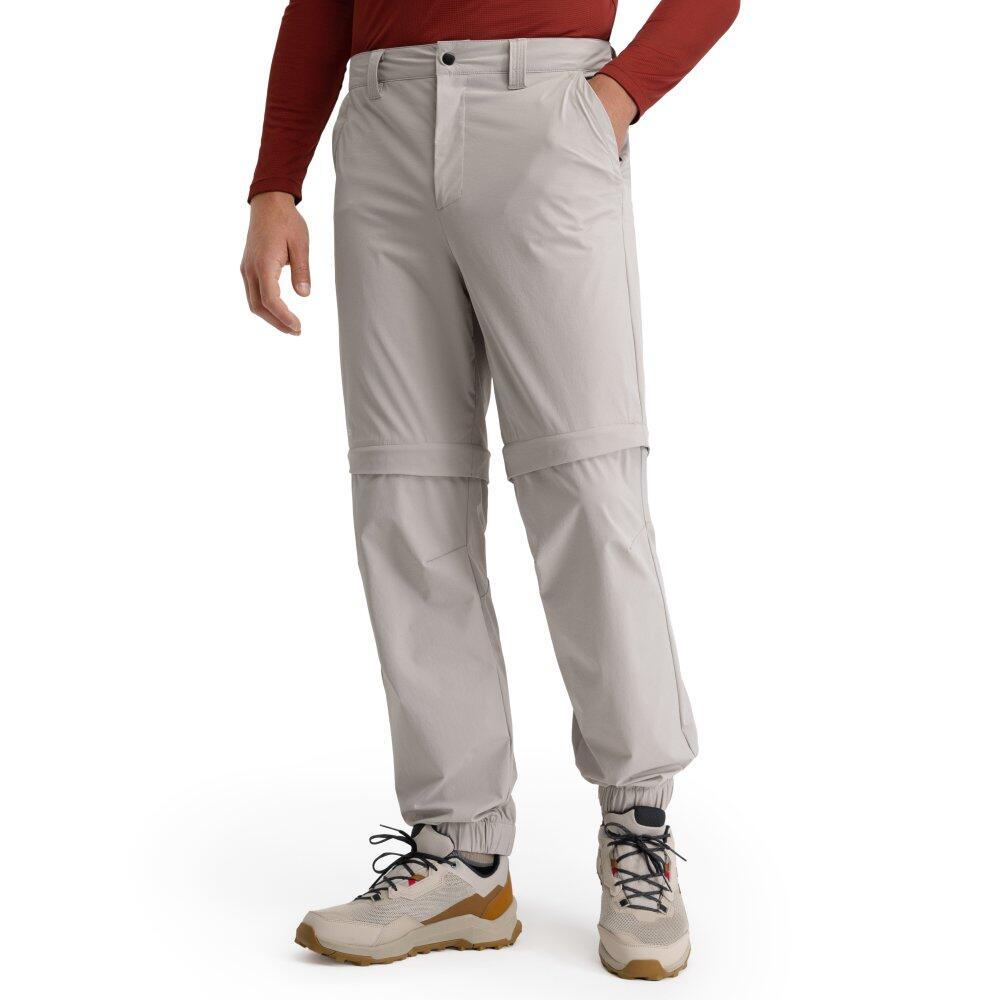 Calças de caminhada convertíveis para homem cairn stone beige