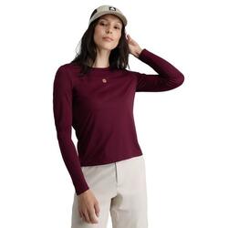 T-shirt randonnée manches longues femme Wander Purple Pourpre