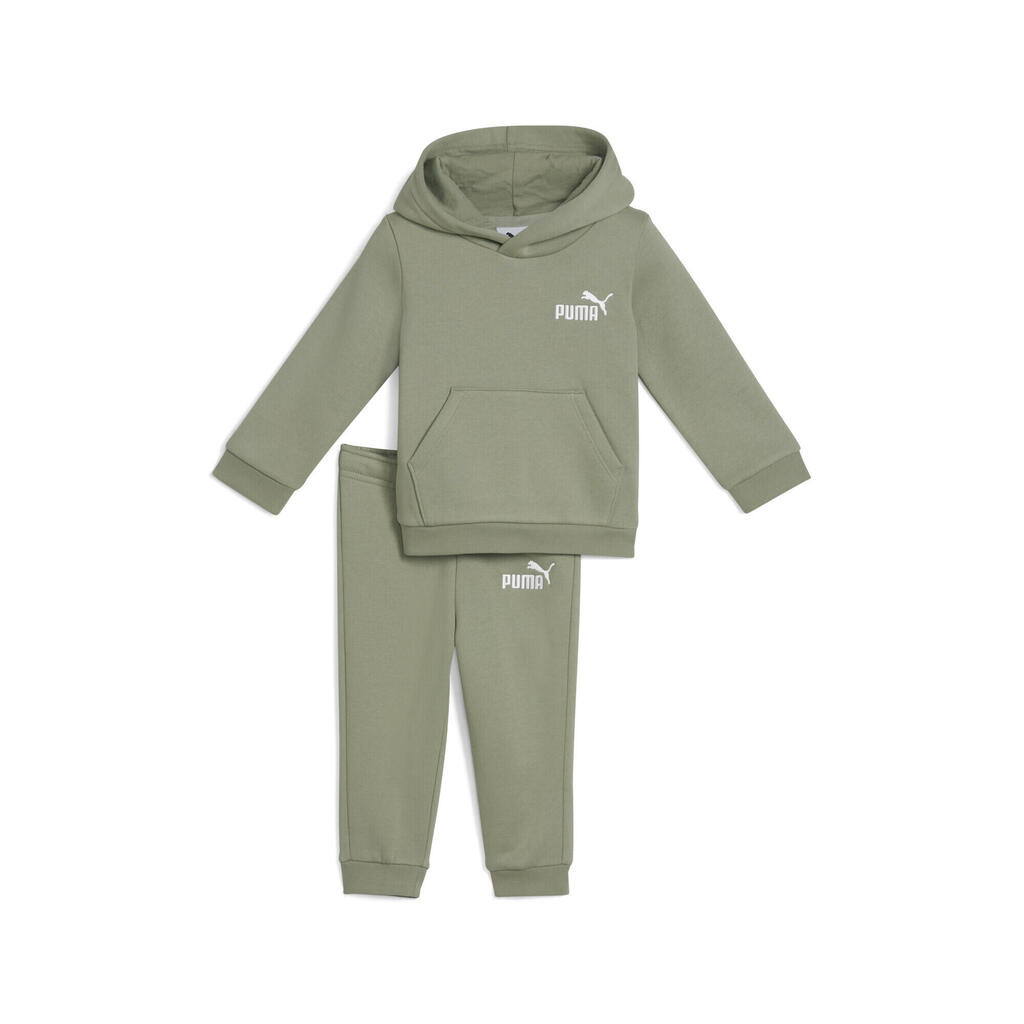 Tracksuit Puma Minicats Loungewear Set Fl Inf Lux Army, Gray, Kids