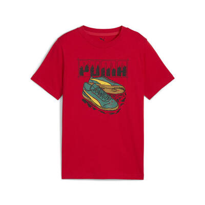 T-shirt con grafica Sneakers per ragazzi PUMA White