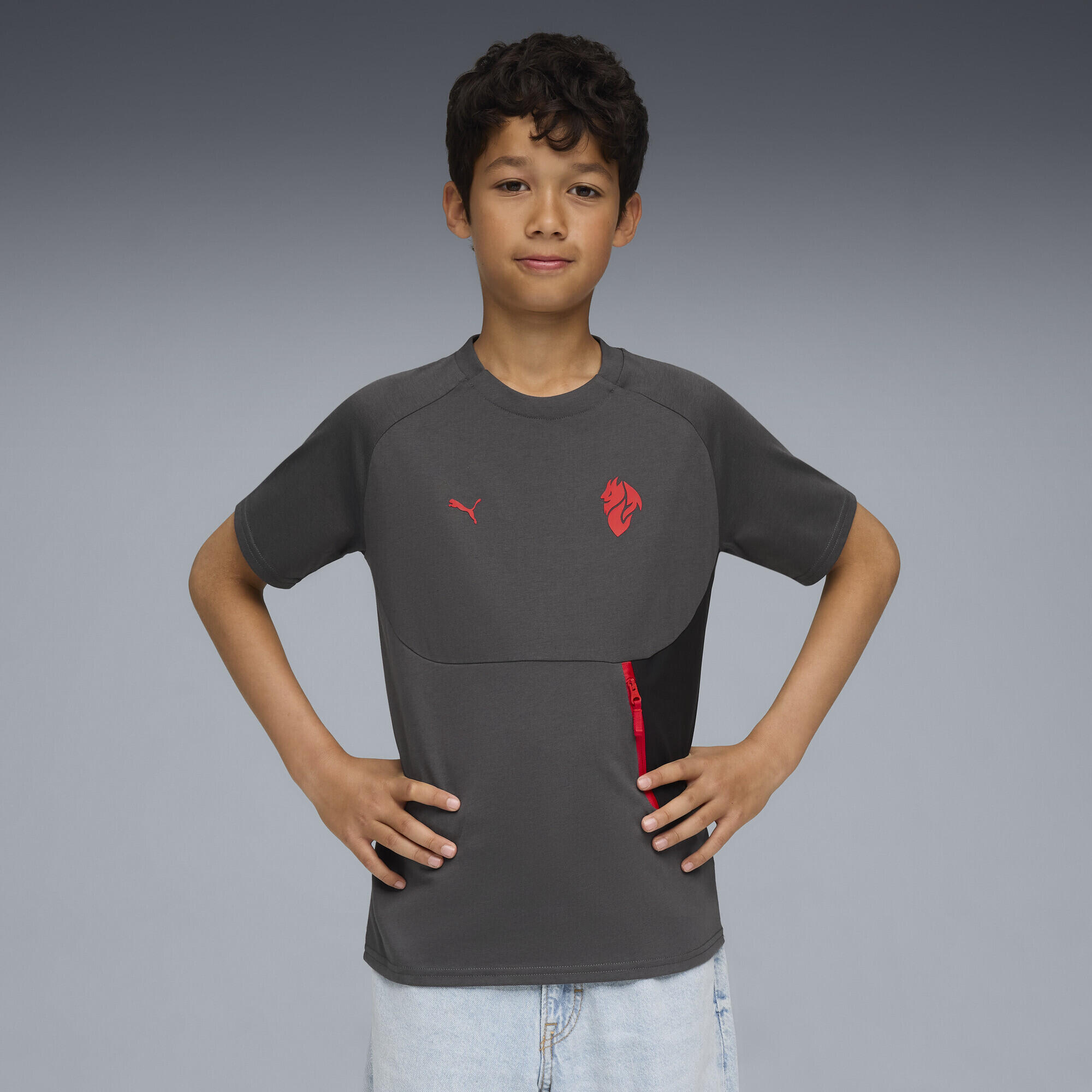 Camiseta con bolsillo AC Milan PUMATECH Niño PUMA 2/7