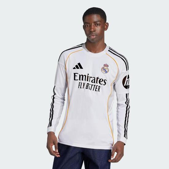 Real Madrid 25/26 Long Sleeve Heimtrikot