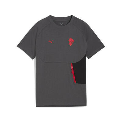 Ac milan pumatech t-shirt met zak voor jongeren puma
