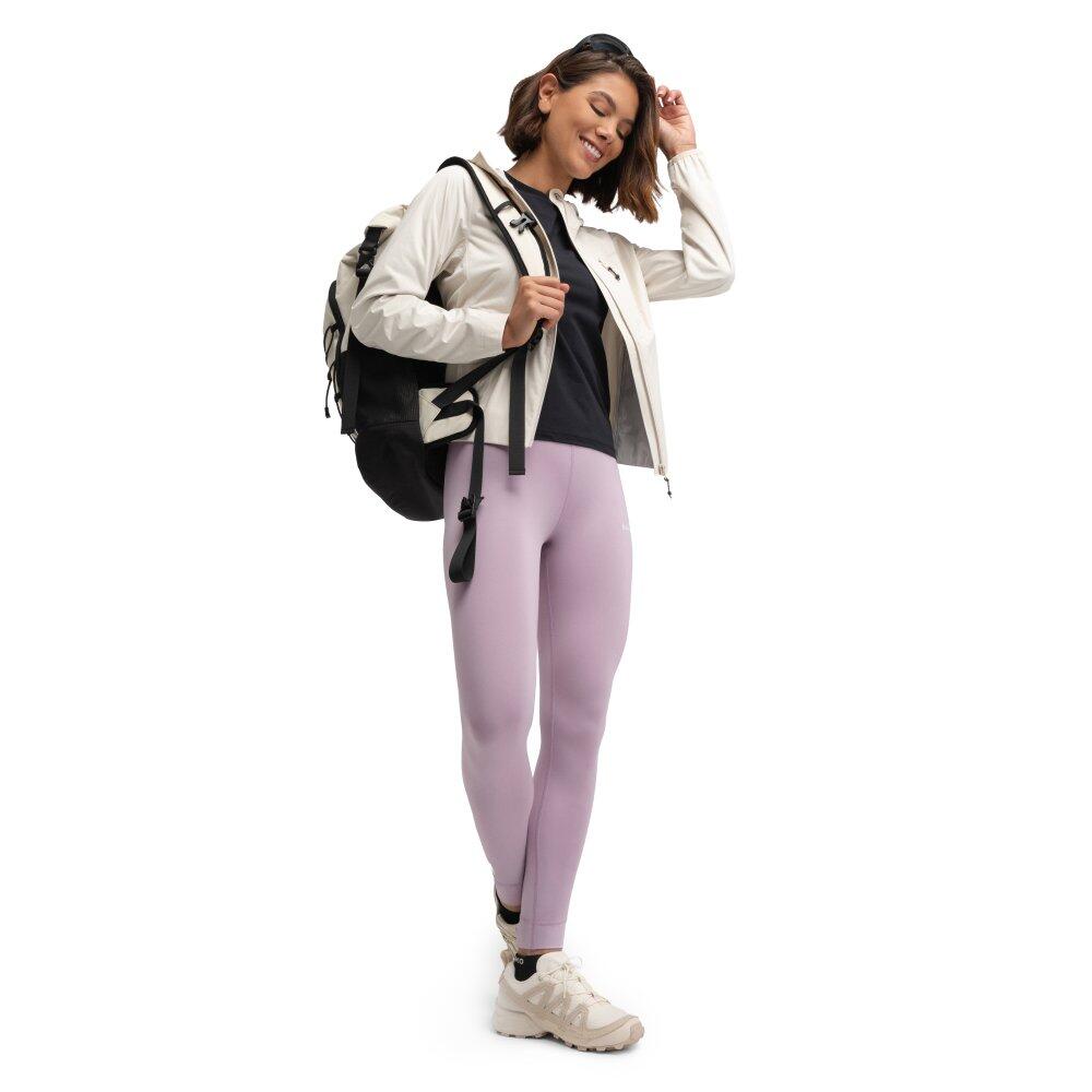 Veste randonnée imperméable ultralégère femme Velora Sand Beige 3/7