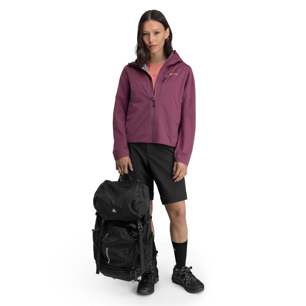 Casaco de caminhada impermeável para mulher Velora Purple Roxo 3/7