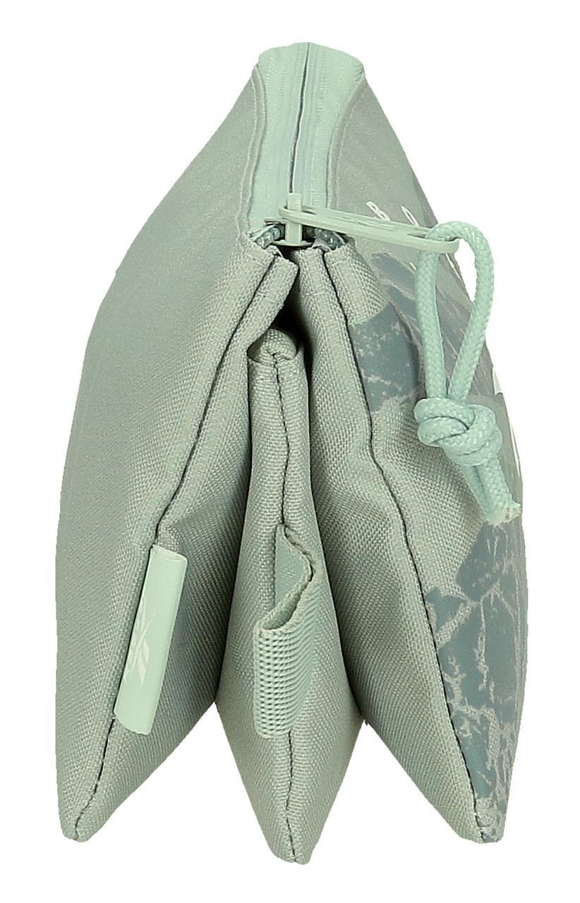 Astuccio Reebok Trace verde chiaro a tre scomparti per ragazze 4/5