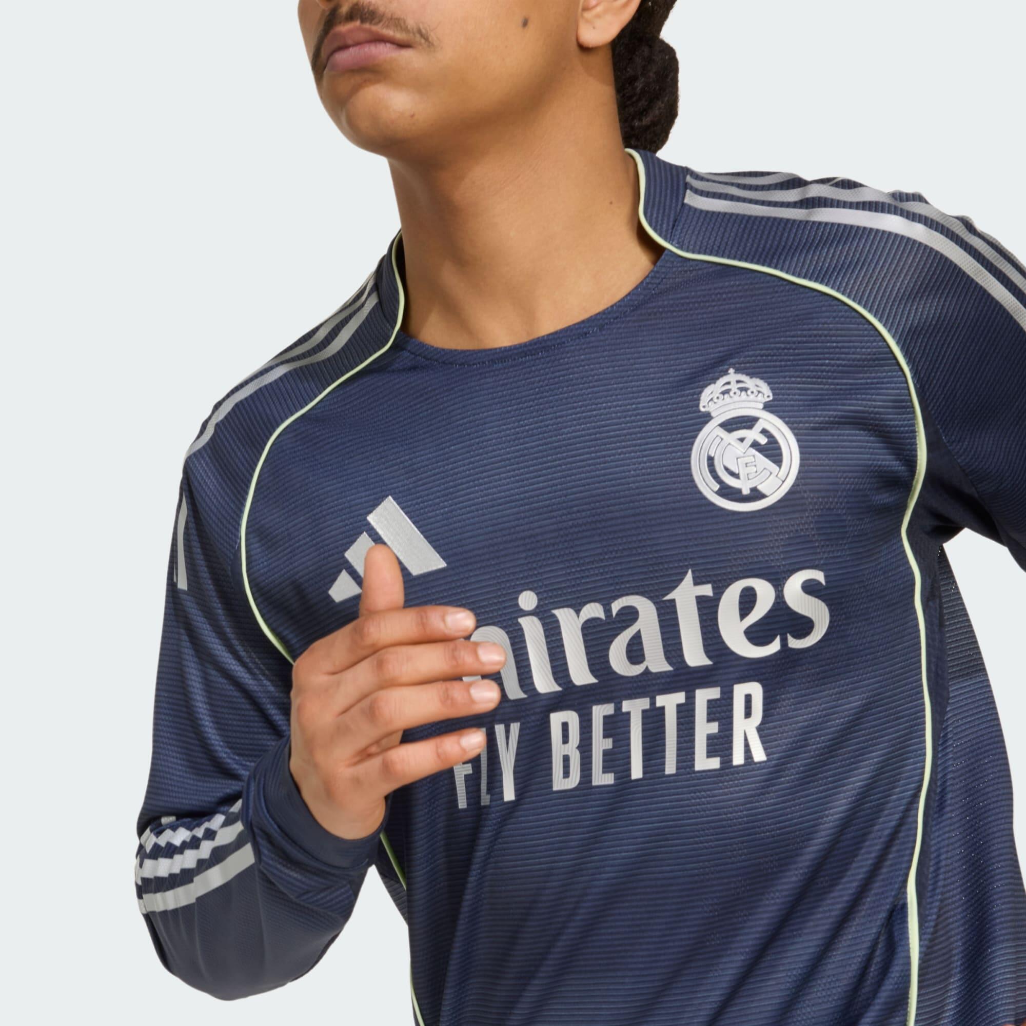 Maglia a manica lunga Authentic Away 25/26 Real Madrid 6/7