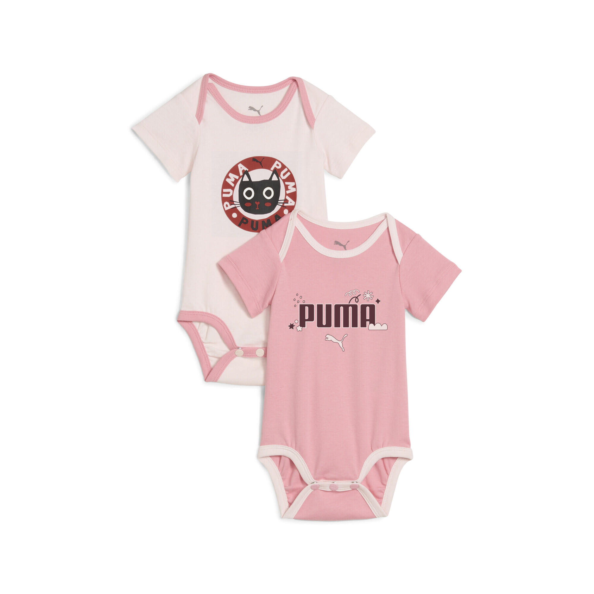 PUMA Minicats Newborn 2er-Pack Body Kinder PUMA Pinkscape Pink