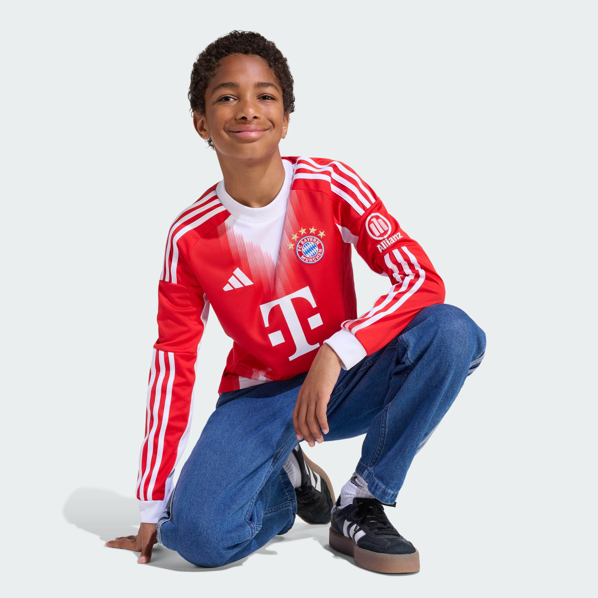 Maillot manches longues Domicile FC Bayern 25/26 Enfants 5/7
