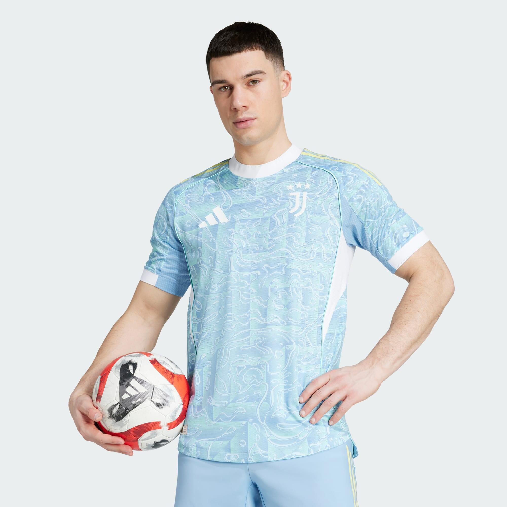 Adidas - Maillot Extérieur Juventus 25/26 Authentique - Maillot Manches Courtes - Bleu - Decathlon