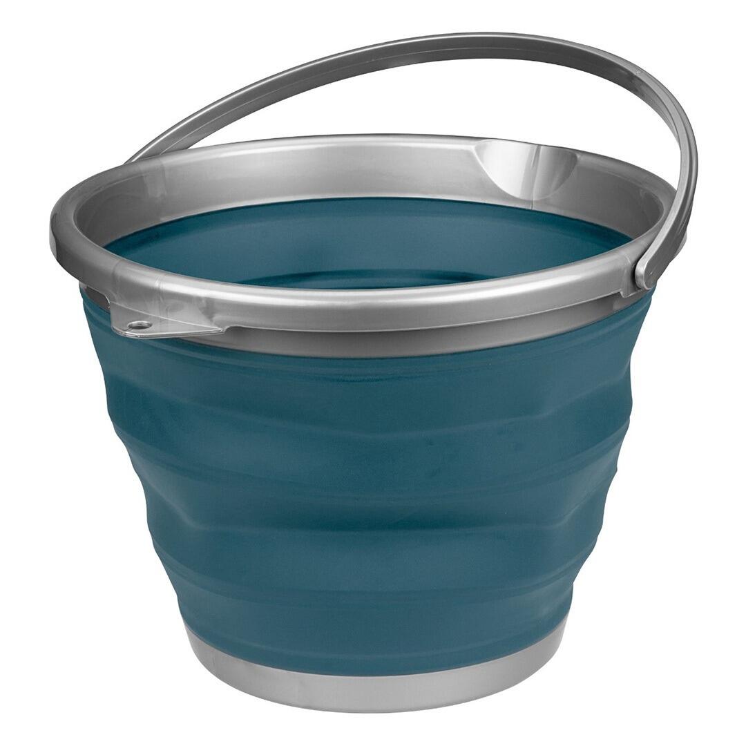ABBEY CAMP Secchio pieghevole da 10 litri - Blu