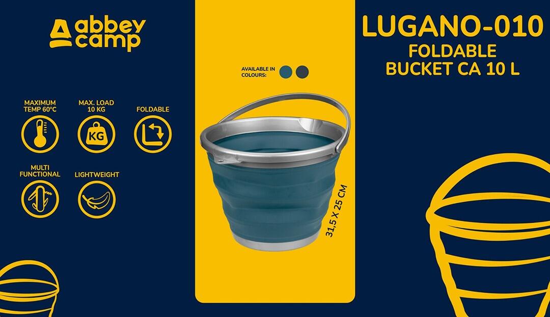 Faltbarer Eimer Abbey Camp® Lugano-010 4/5