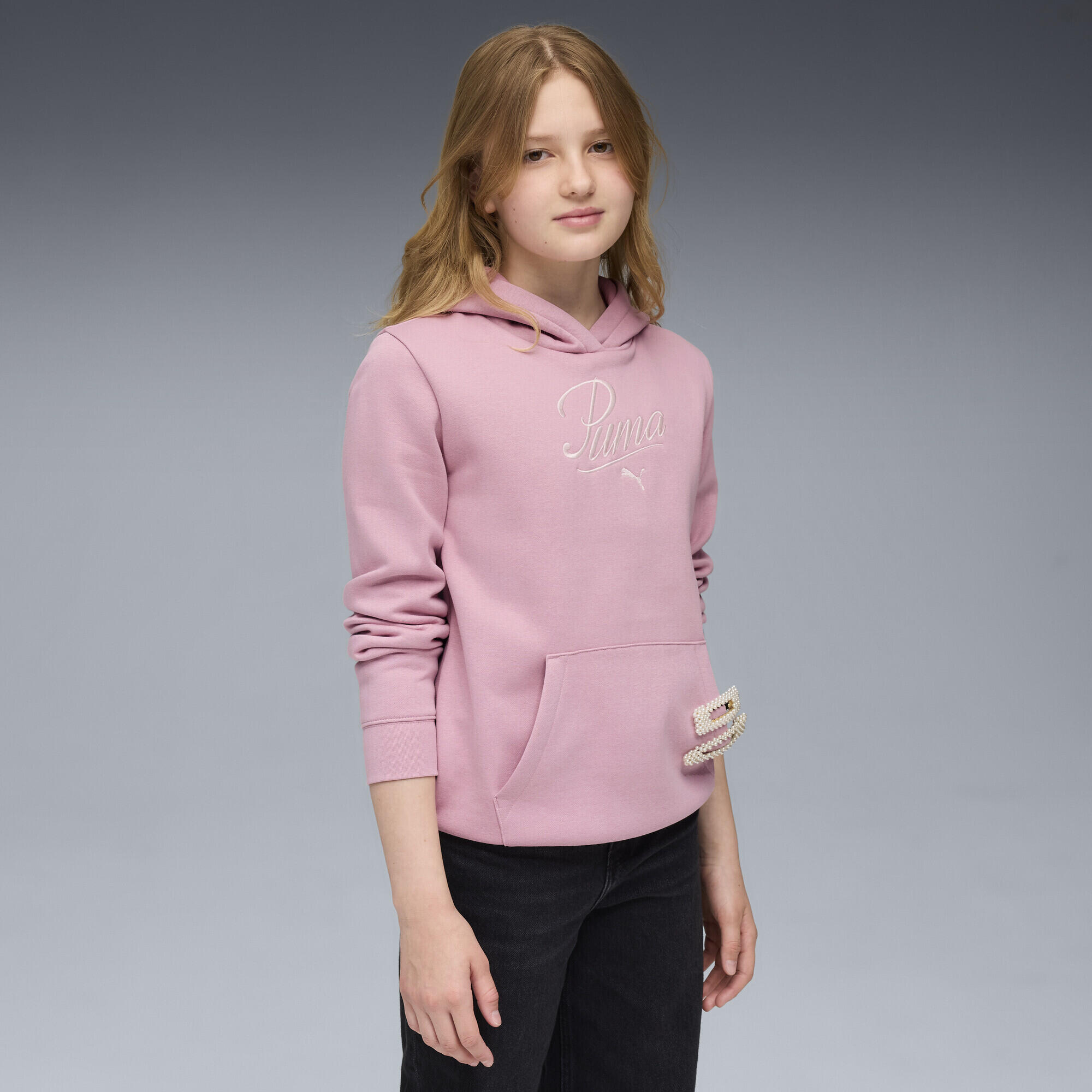 Essentials Script Hoodie Mädchen PUMA 2/7