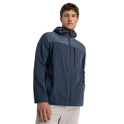 Heren wandelen waterdichte wandeljas ventra blue blauw