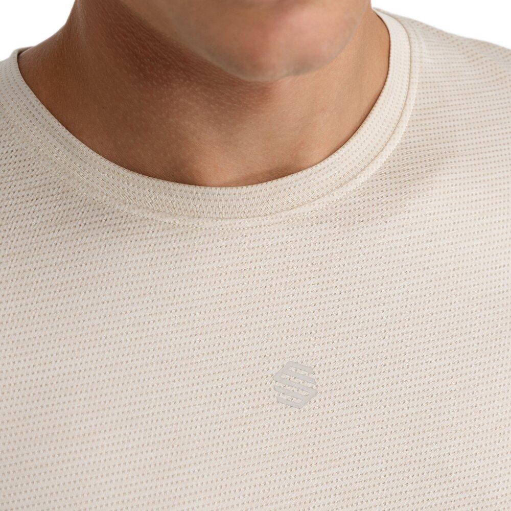 Herren Wandern kurzärmeliges wander-t-shirt für Scout Sand Beige 4/6