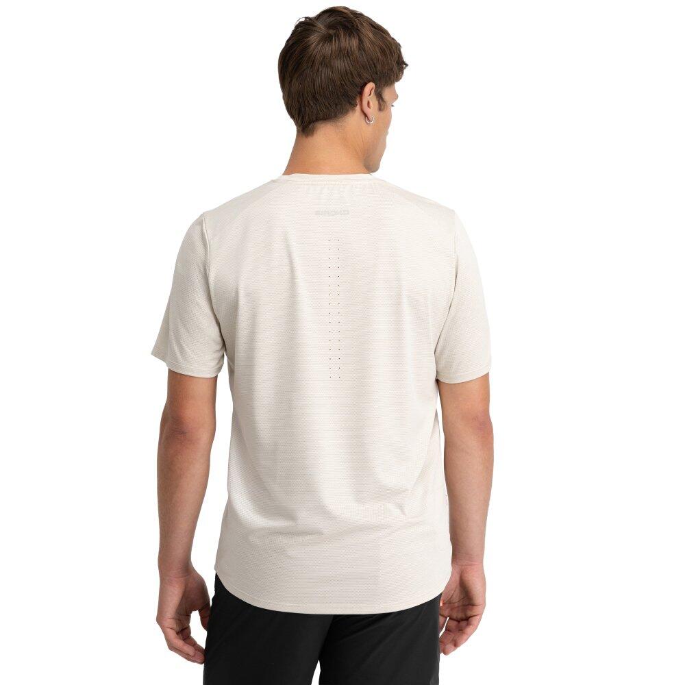 Heren wandel T-shirt met korte mouwen Trekking Siroko Scout Sand