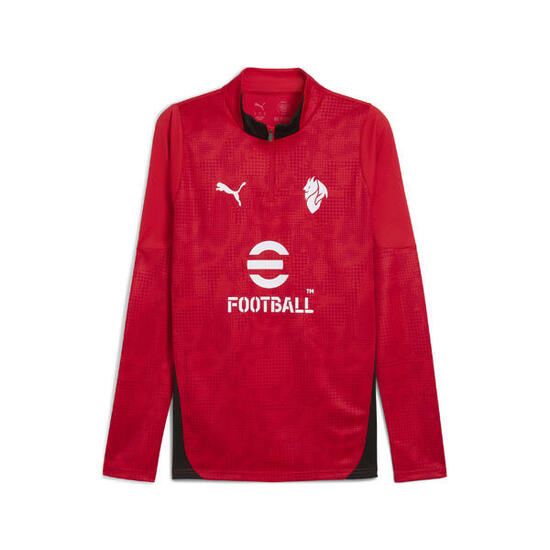 Męska bluza treningowa z zamkiem 1/4 AC Milan 25/26 PUMA