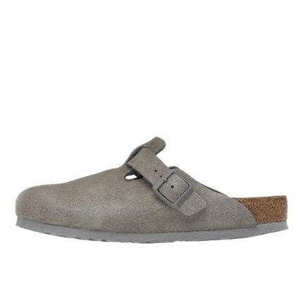 Schuhe Boston Soft Footbed Suede Stone Coin