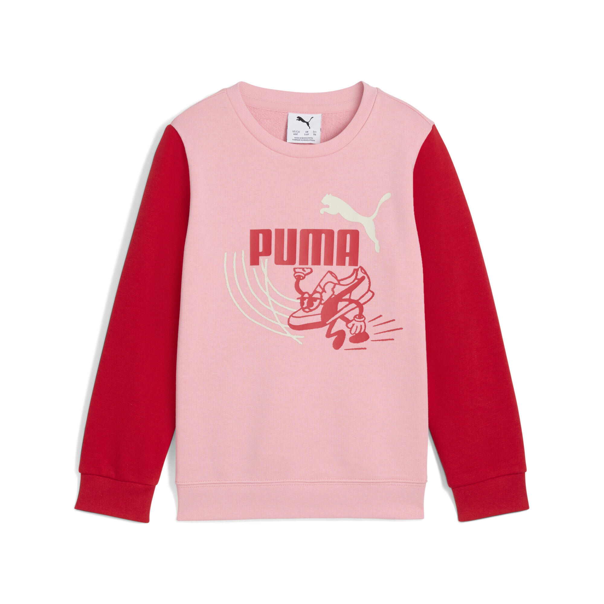 Puma - Sweat Ras Du Cou Little Runners Enfant Puma - Manche Amincissante - Rose -  3 À 4 Ans - Decathlon