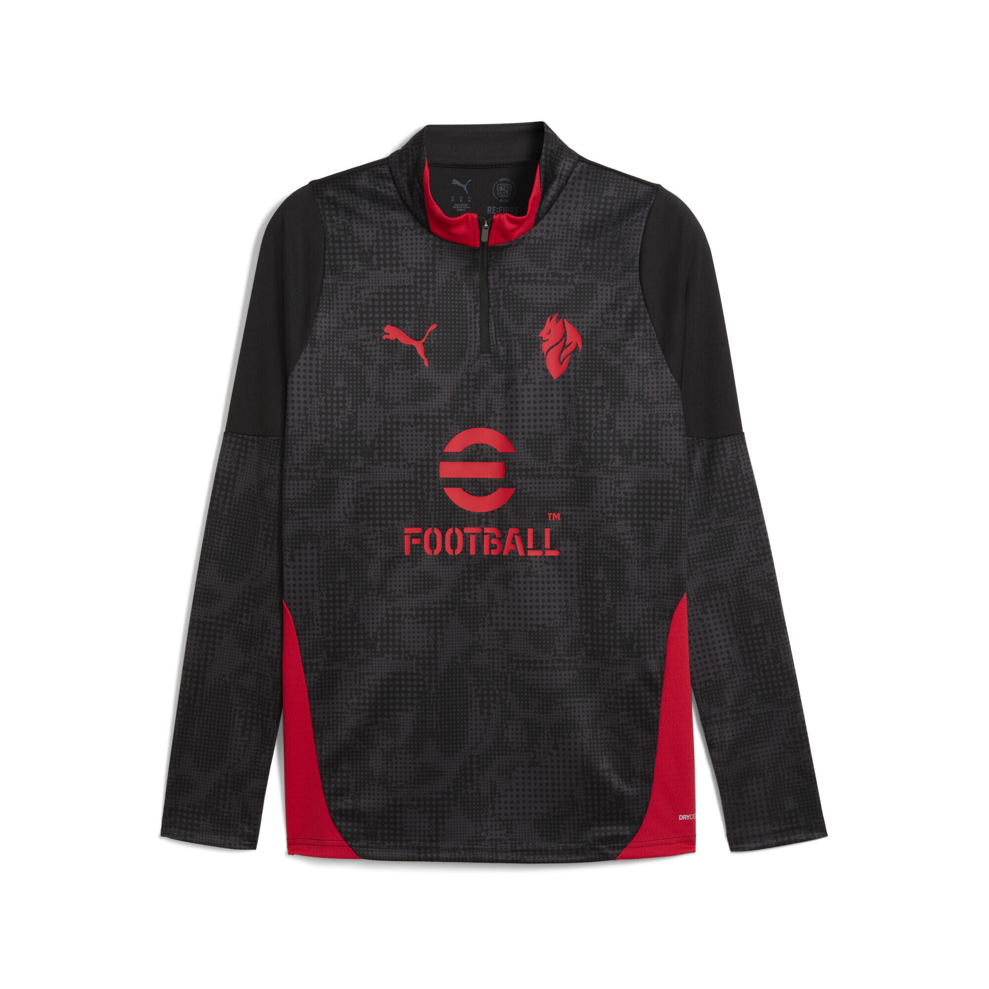 Maglia da allenamento con zip corta AC Milan 25/26 da uomo PUMA 2/7
