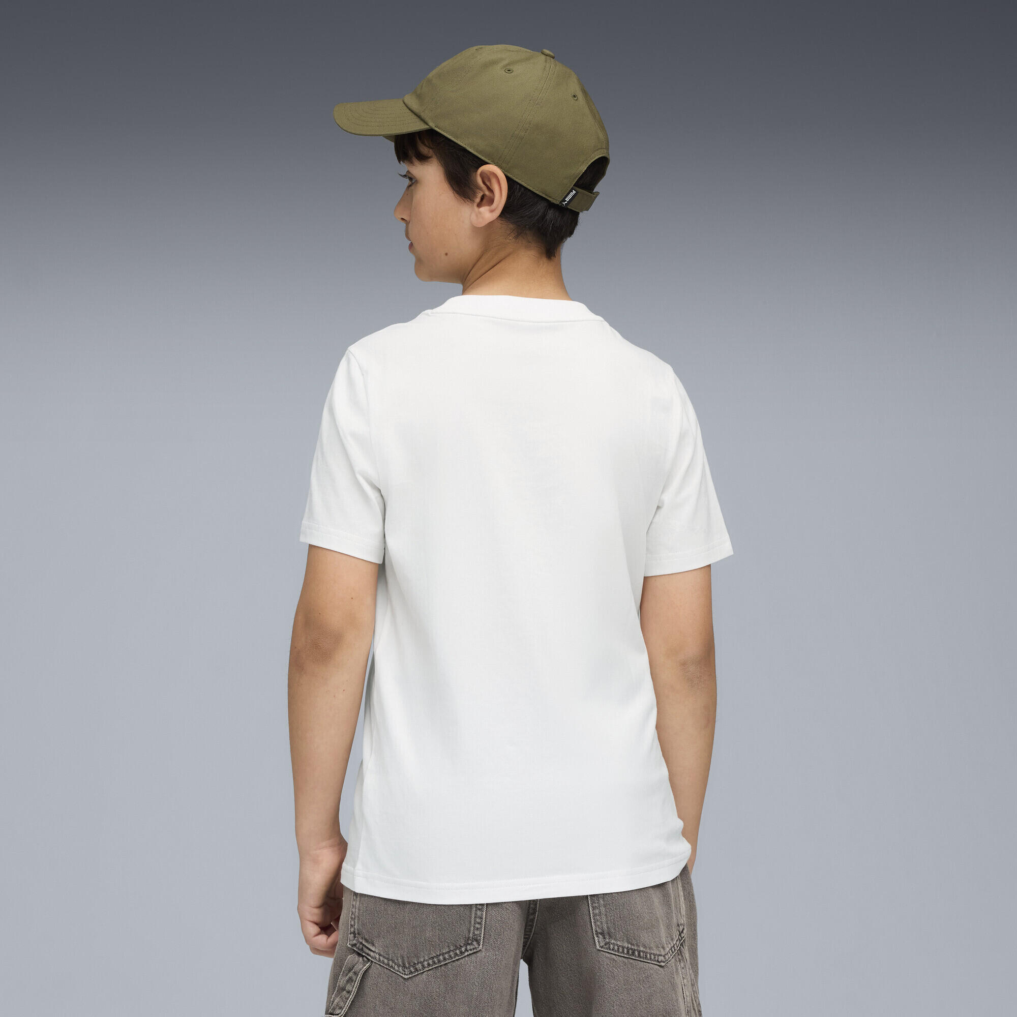 T-shirt con colletto a coste PUMA Sport per ragazzi PUMA 3/7