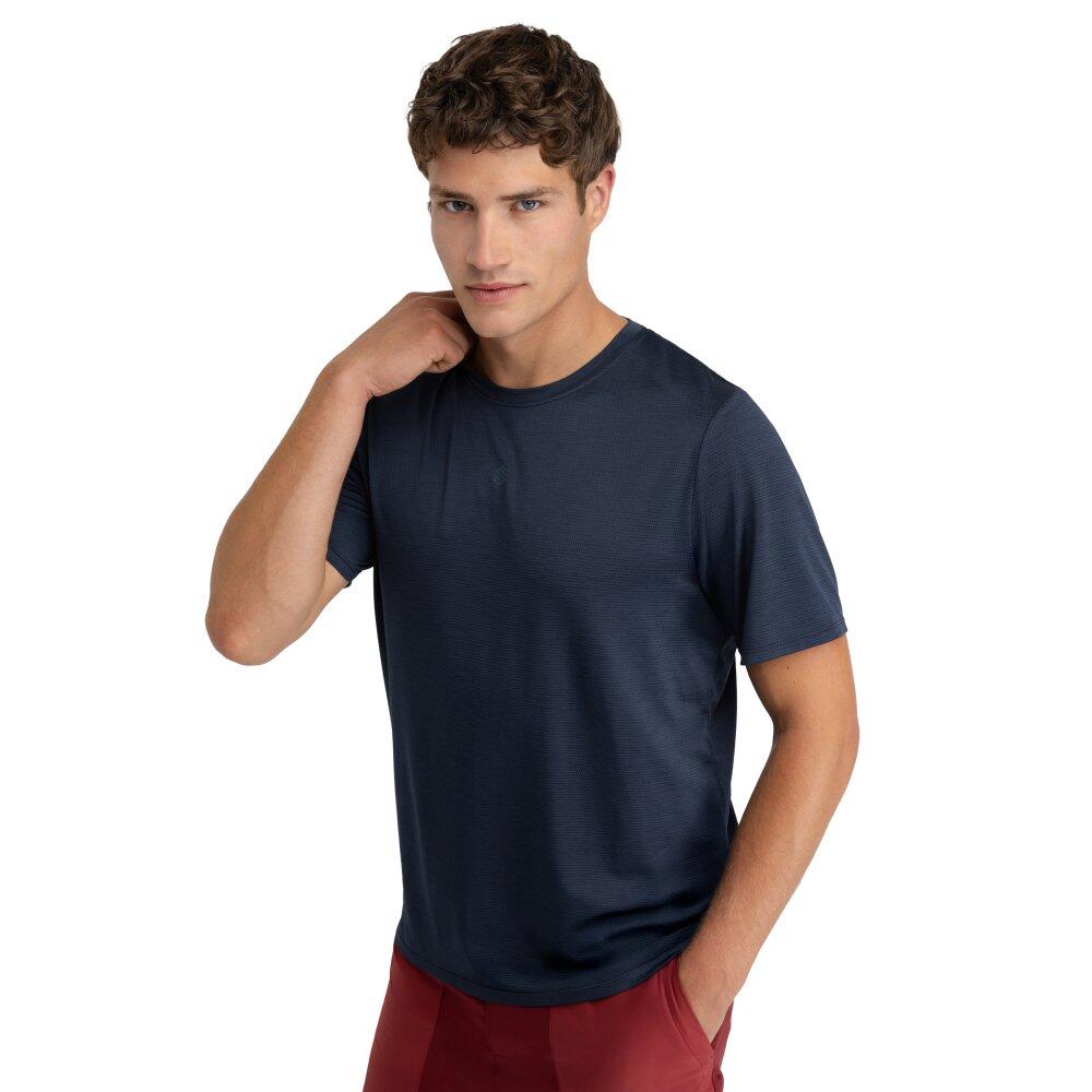 Siroko - T-shirt Randonnée Manches Courtes Homme Scout Marine Bleu - T-shirt Manches Courtes - Bleu - Decathlon