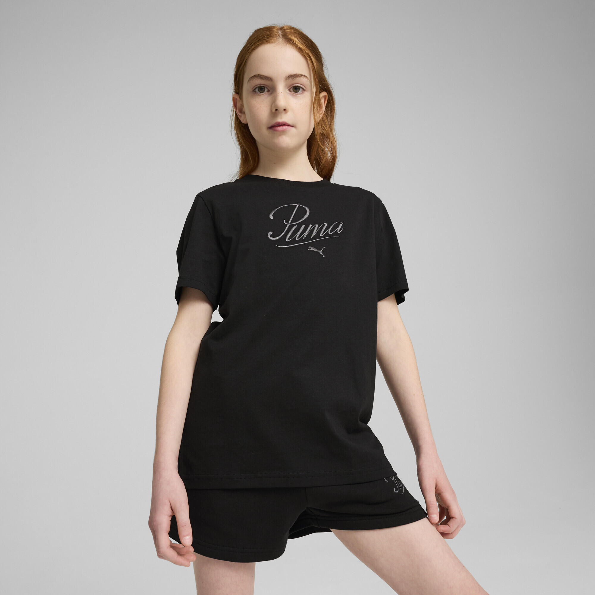 T-shirt Essentials Script per ragazzi PUMA 2/7