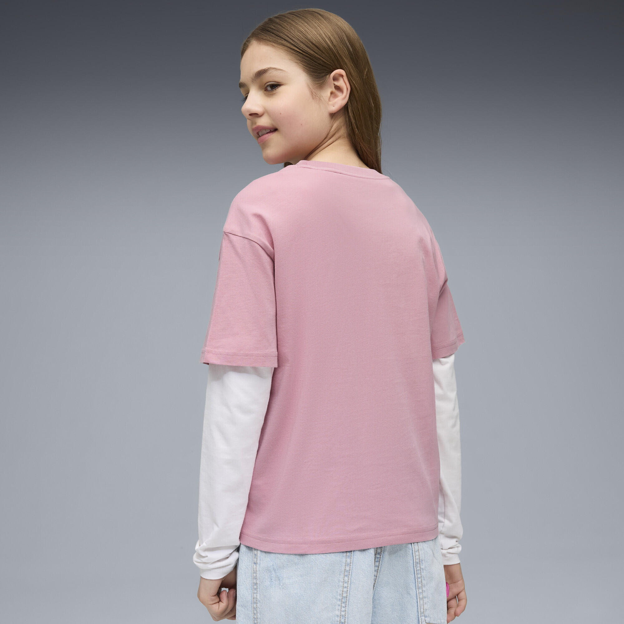 T-shirt boxy Essentials per ragazzi PUMA 3/7