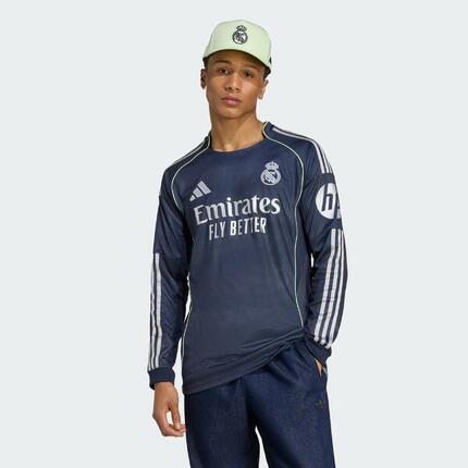 Real Madrid 25/26 Long Sleeve Auswärtstrikot