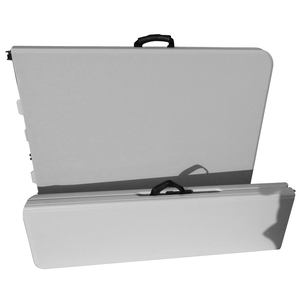 Set tavolo e panche pieghevoli - plastica - 183x130 cm 4/7