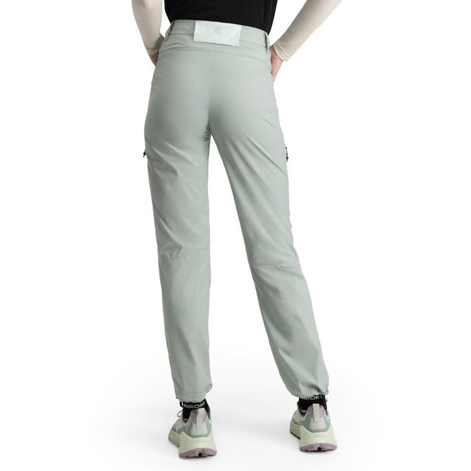 Damskie lekkie spodnie trekkingowe Siroko Vortex Green