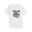 Tricou fitness copii mânecă scurtă Graphic Sneaker alb PUMA