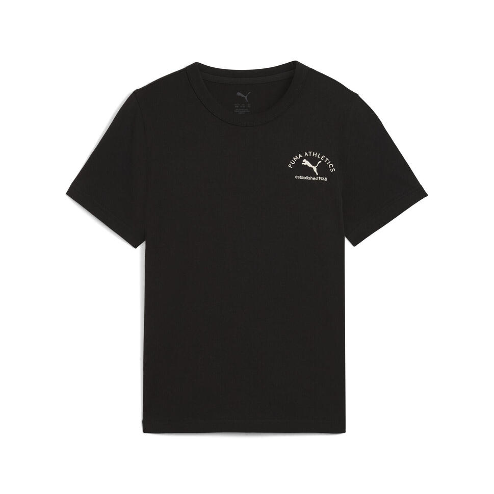 Młodzieżowa koszulka PUMA Class z grafiką PUMA Black