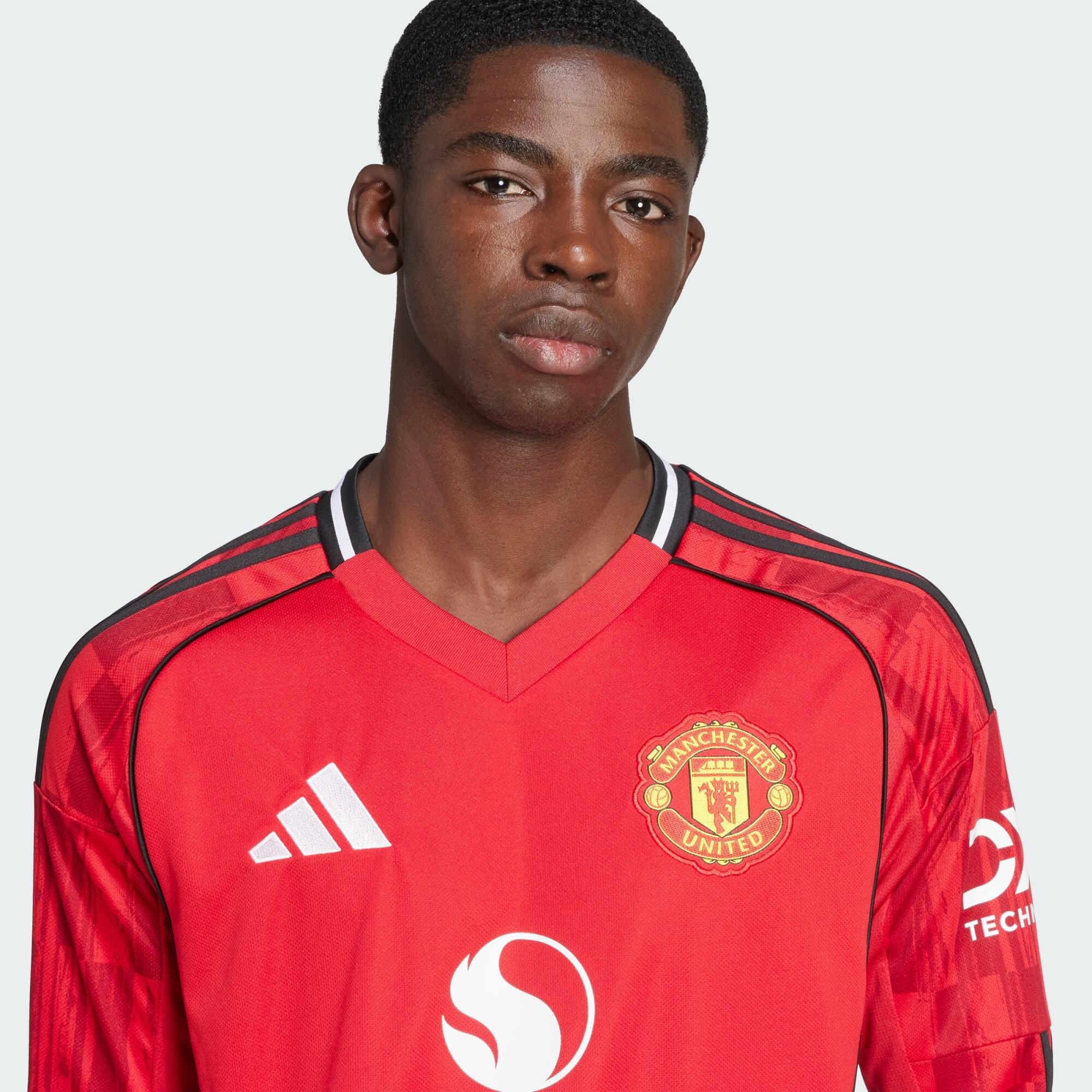 Maglia da casa a manica lunga 25/26 Manchester United 5/7